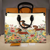 DachyCharm Leather Bag Dachshund Delight