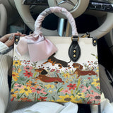 DachyCharm Leather Bag Dachshund Delight