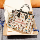 DachyCharm Leather Bag Dachshund Lovely Delight