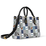 DachyCharm Leather Bag Dachshund Delight