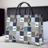 DachyCharm Leather Bag Dachshund Delight