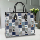 DachyCharm Leather Bag Dachshund Delight